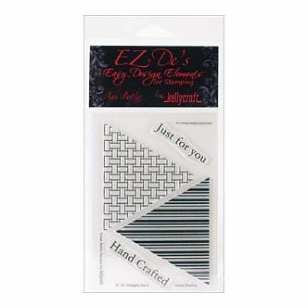 Ez-De's Clear Stamps 4X6 Sheet Tri Triangle Set A
