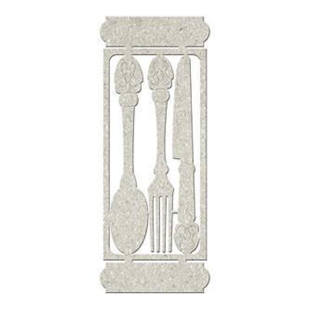 Fabscraps DieCut Gray Chipboard Embellishments Knife Fork Spoon 6inc –  CraftOnline
