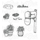 Heartfelt Creations Cling Rubber Stamp Set - Cottage Summer 'scapes*