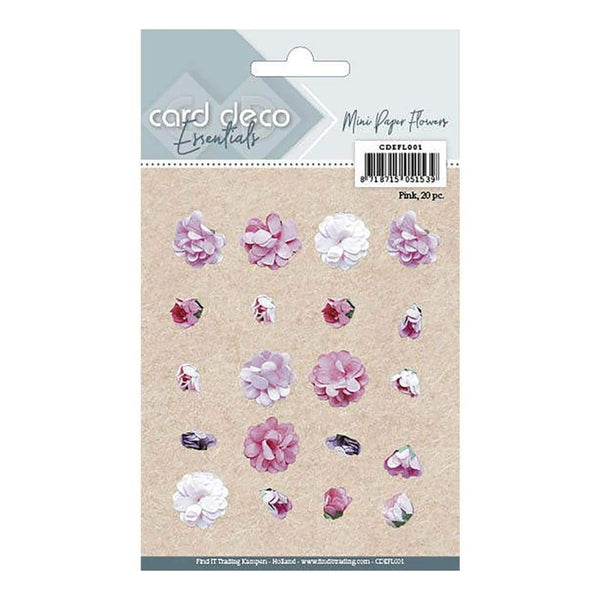 Find It Precious Marieke Card Deco Essentials Paper Flowers Pink