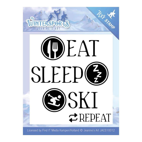 Find It Trading Jeanines Art Clear Stamp Wintersports