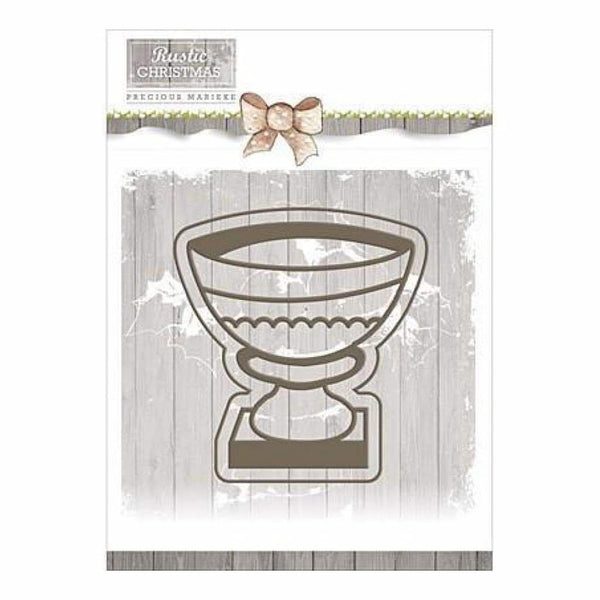 Find It Trading Precious Marieke Rustic Christmas Die Stone Vase