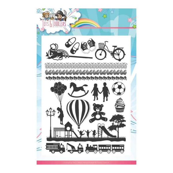 Find It Trading Yvonne Creations Clear Stamps 6X8.25 inches - Tots & Toddlers