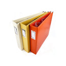 Universal Crafts Classic Leather 12"x12" Three Ring Album - Orange Soda
