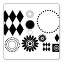 Fontwerks - Unmounted Shapes. Sheet size 107x200mm.