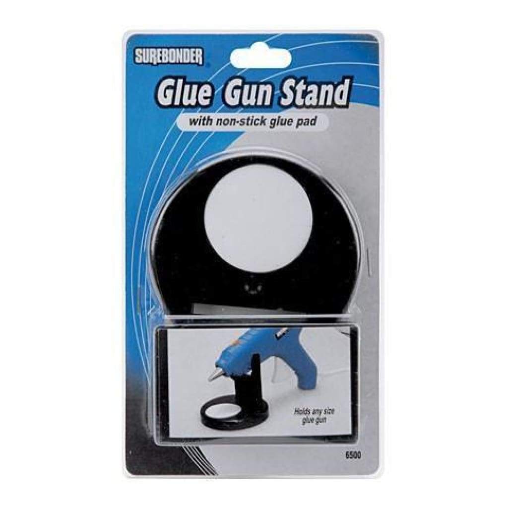 Glue Gun Stand W-non-stick Glue Pad-Black
