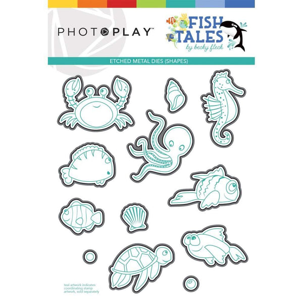 PhotoPlay Etched Die Fish Tales Element