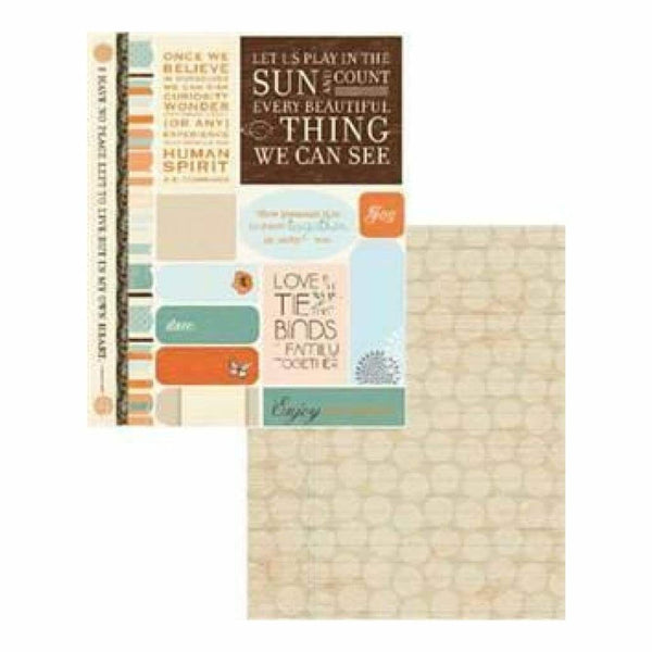 Gathering - Tabloids D/Sided Die-Cut Cardstock Journalling Elements And