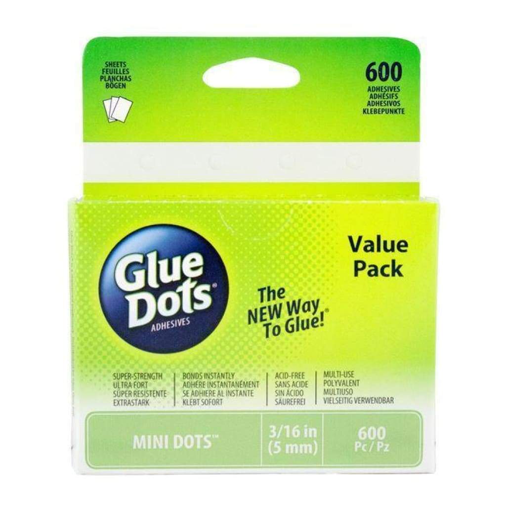 3 Pack Glue Dots Clear Dot Roll-Removable .5 200/Pkg -GD08248
