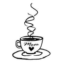 Gourmet Rubber Stamps Cling Stamps 2.75X4.75 Mom's Coffee Cup