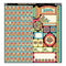 Graphic 45 Bohemian Bazaar Collection - 12x12 Sticker Sheet