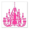 Hambly Screen Prints - Grand Chandelier Overlay - Pink (Pack Of 5)