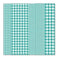 Hambly Screen Prints - Houndstooth Overlay - Teal Blue (Pack Of 5)