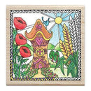 Hampton Art - Color Me Mounted Rubber Stamp 3.5 Inch X3.5 Inch Home