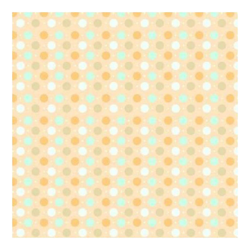 Heidi Grace - The Meadow - Meadow Dots With Flocking 12X12 Shimmer Paper (Pack Of 5)