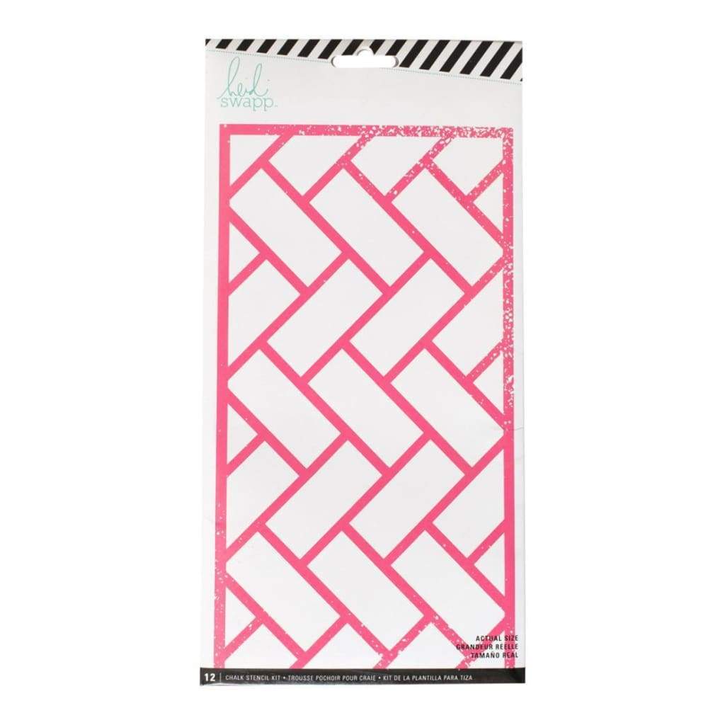 American Crafts Heidi Swapp Schablonen-Set – 100-teiliges Mega Pack In Rot, Für Leuchtpulte