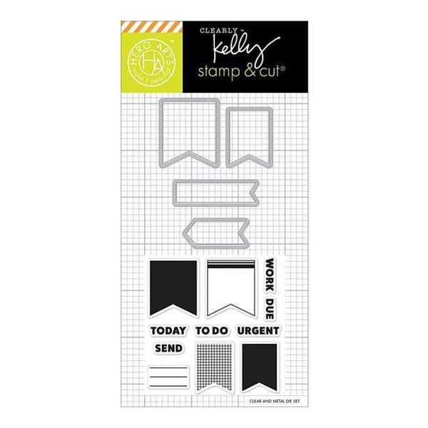 Hero Arts - Kelly Purkey Stamp & Cut Planner Banners