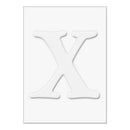 Hero Arts - Letters For  Stamping X - 3 Die-Cut Letter Cards (3 Pop-Outs- 3 Fram