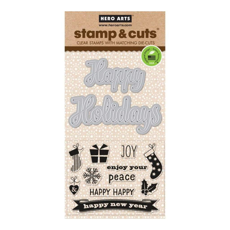 Hero Arts Stamp & Cuts Fancy Cut Holiday