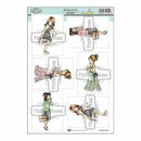 Hobby House Elisabeth Bell Topper Sheet 8.3 Inch X12.2 Inch All Dressed Up