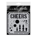 Hunkydory For The Love Of Masks 5.5inch X5.5inch Cheers To You