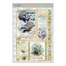 Hunkydory Winter Wildlife A4 Topper Set Badger & Mole