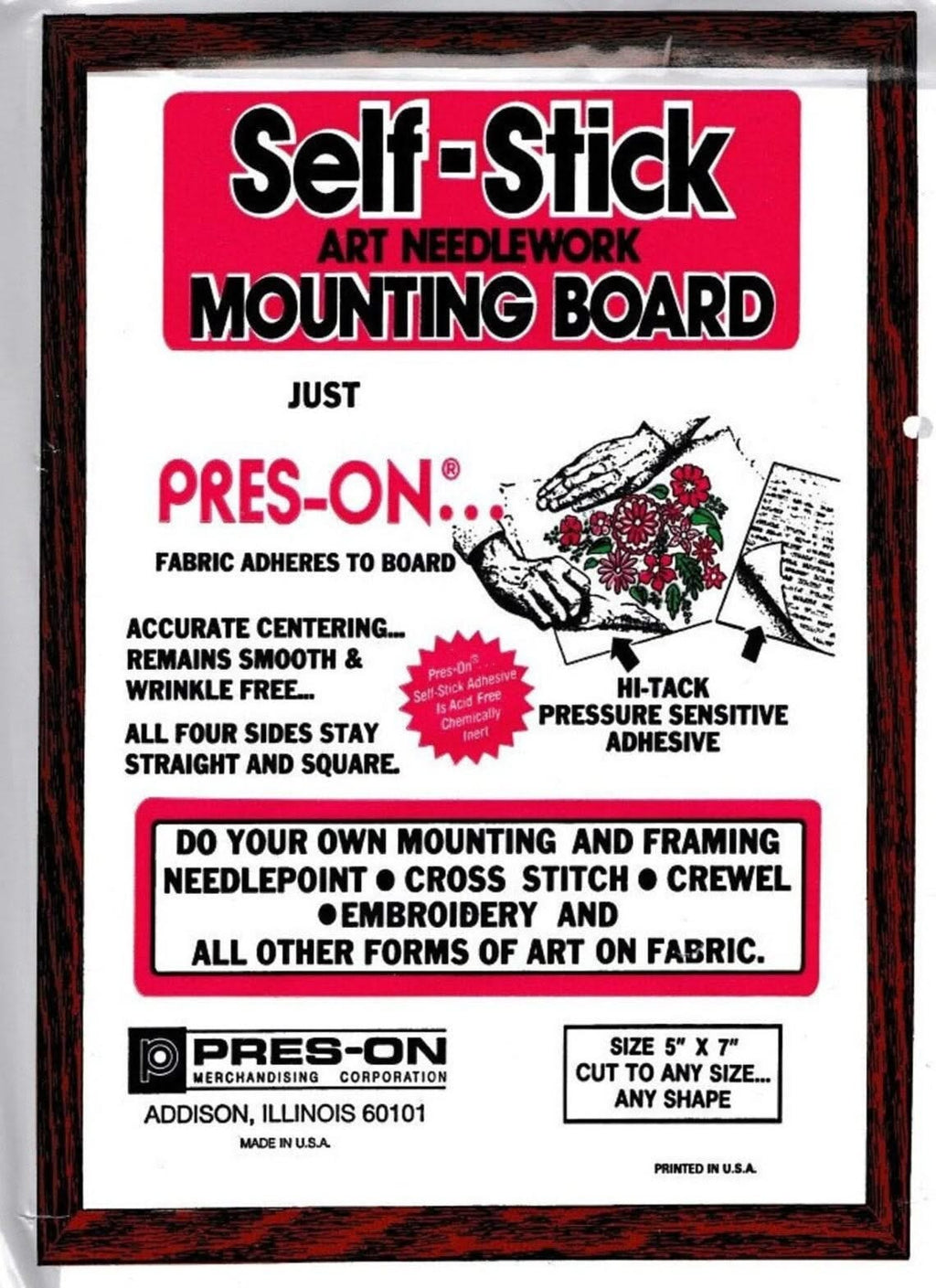 PresOn Mounting Board 5"x7" (12.7cm x 17.7cm)