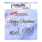 Indigoblu Cling Mounted Stamp 3 Inch X3 Inch  Happy Christmas/Joy/Noel