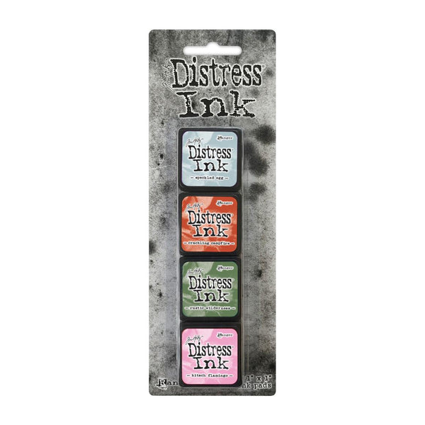 Tim Holtz Distress Mini Ink Pads 4/Pkg Kit 16
