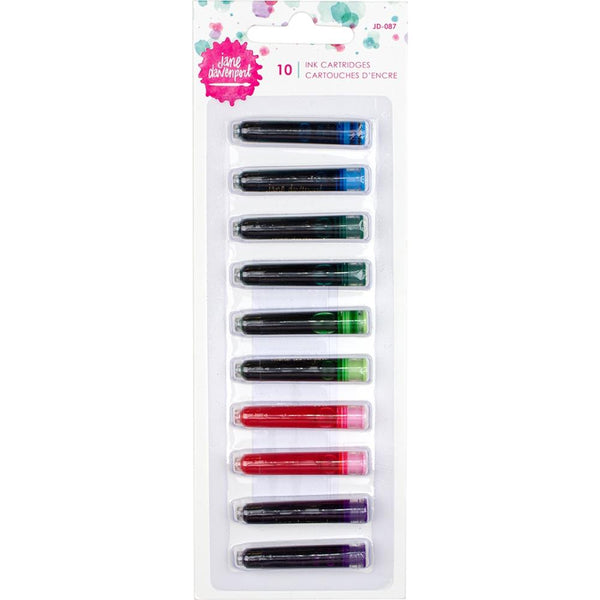 Jane Davenport - Inkredible Ink Cartridges 10 pack Brights - 2 Each Of 5 colours