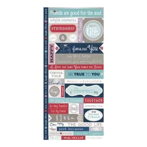 Just Because - Fresh Verse Cardstock Stickers