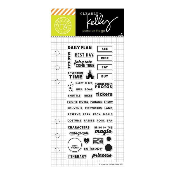 Kelly Purkey Clear Stamps 2.5 inch X6 inch Time Planner