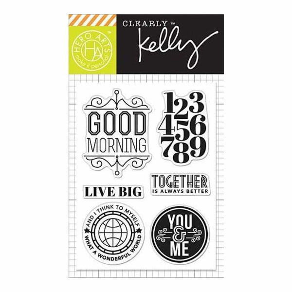 Kelly Purkey Clear Stamps 3 Inch X4 Inch Live Big