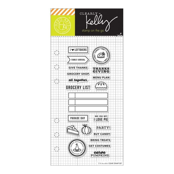 Kelly Purkey Clear Stamps 4 inch X6 inch Fall Planner
