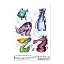 Katzelkraft Rubber Stamp Set - Sea Creatures*