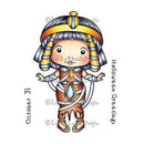 La-La Land Cling Mount Rubber Stamps 4In. X3in.  Egyptian Mummy Marci