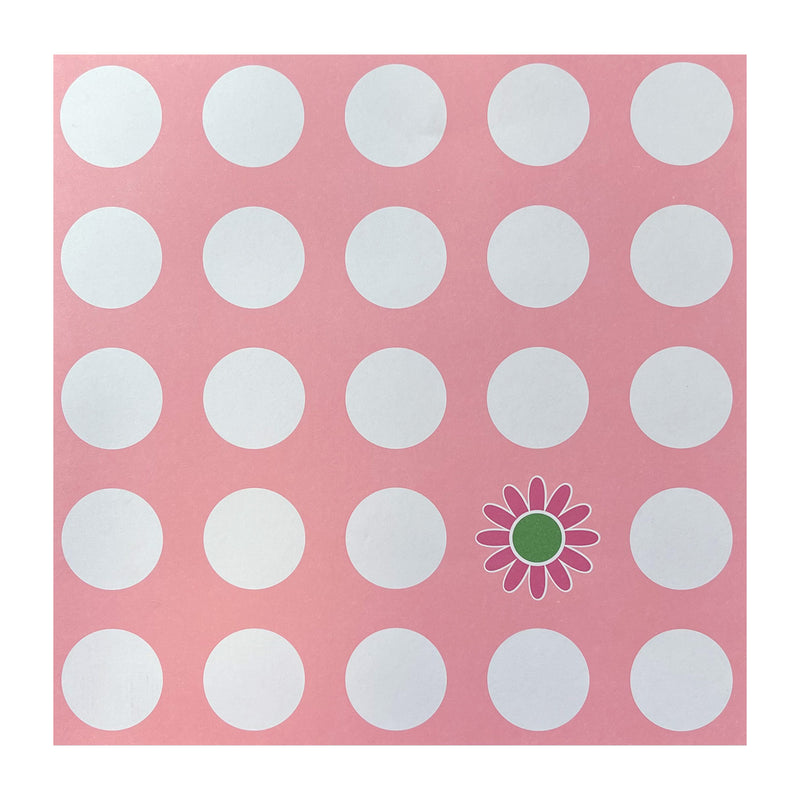 Heidi Swapp 9"x9" Single Sided Paper Pack -  Sassy Sweet - Large Dot - 25 Sheets