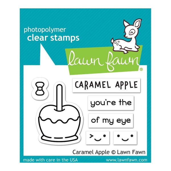 Lawn Fawn Clear Stamps 3inch X2inch Caramel Apple