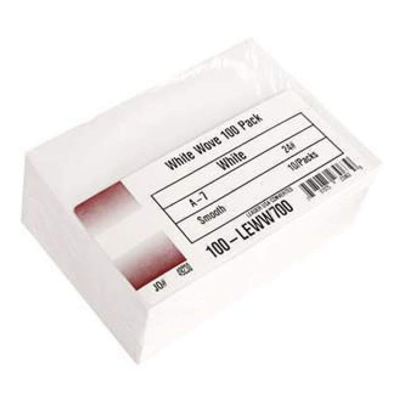 Leader Paper  Envelopes A7 5.25 X7.25 100 Pack - White