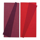 Lia Griffith - Double-Sided Extra Fine Crepe Paper 2 pack - Sangria/Aubergine & Cherry/Raspberry