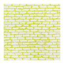 Hambly Screen Prints - Brickwall Overlay - 12"x12" Single Sheet - Lime Green*
