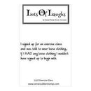 Lots Of Laughs Cling Mounted Stamp 4.5In. X6.5In. Exercise Class