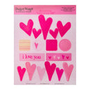 Heidi Grace A4 Shape Decorations - Plastic Embellishments - Love of my Life*