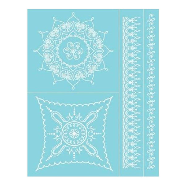 Martha Stewart Adhesive Glass Silkscreen - Swirls & Scrolls