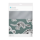 Silhouette Sticker Paper 8 1/2 in x 11 in - Brushed Metallic Silver