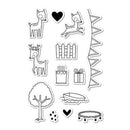 Memory Box Poppystamp Stamp Set - Fawning Over You