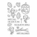 Memory Box Poppystamps - Autumn Fairies clear stamp set