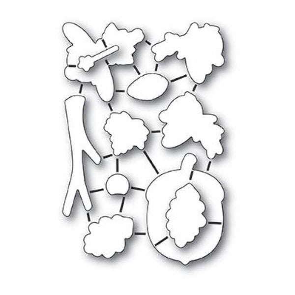 Memory Box Poppystamps die - Autumn Fairies die set