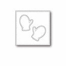 Memory Box PoppyStamps Die - Stitched Mitten Square