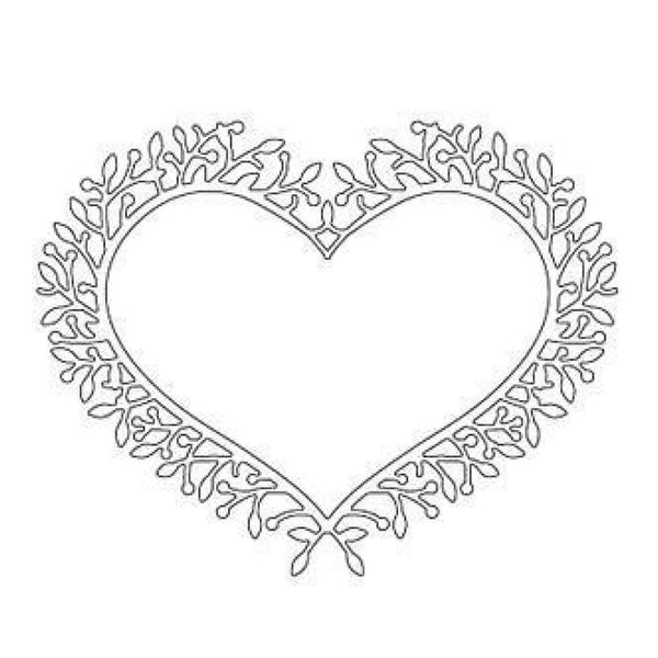 Memory Box - Poppystamps - Woodland Heart Frame